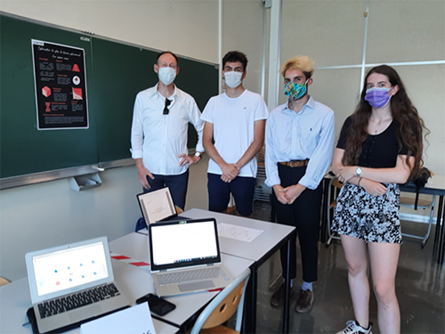 Vous avez évalué les projets de modélisation des étudiants de 1re année le 11 juin 2021