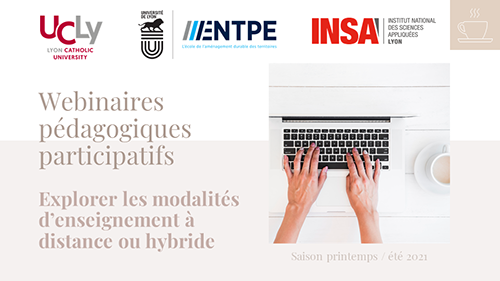 rencontres enseignants interactives pour partager leurs pratiques à l’ENTPE, l’INSA Lyon et l’Université catholique de Lyon
