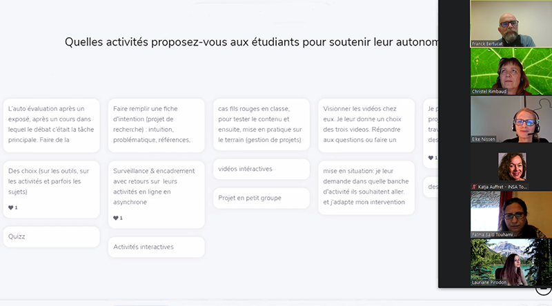 Brainstorming pédagogie articuler présence et distance pour engager les étudiants dans les activités d’apprentissage