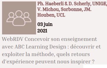 Ph. Haeberli & D. Scherly, université de Genève