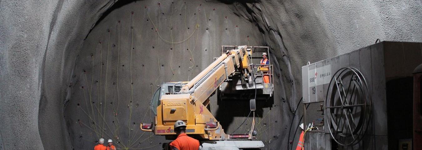 soutenement tunnel beton projete