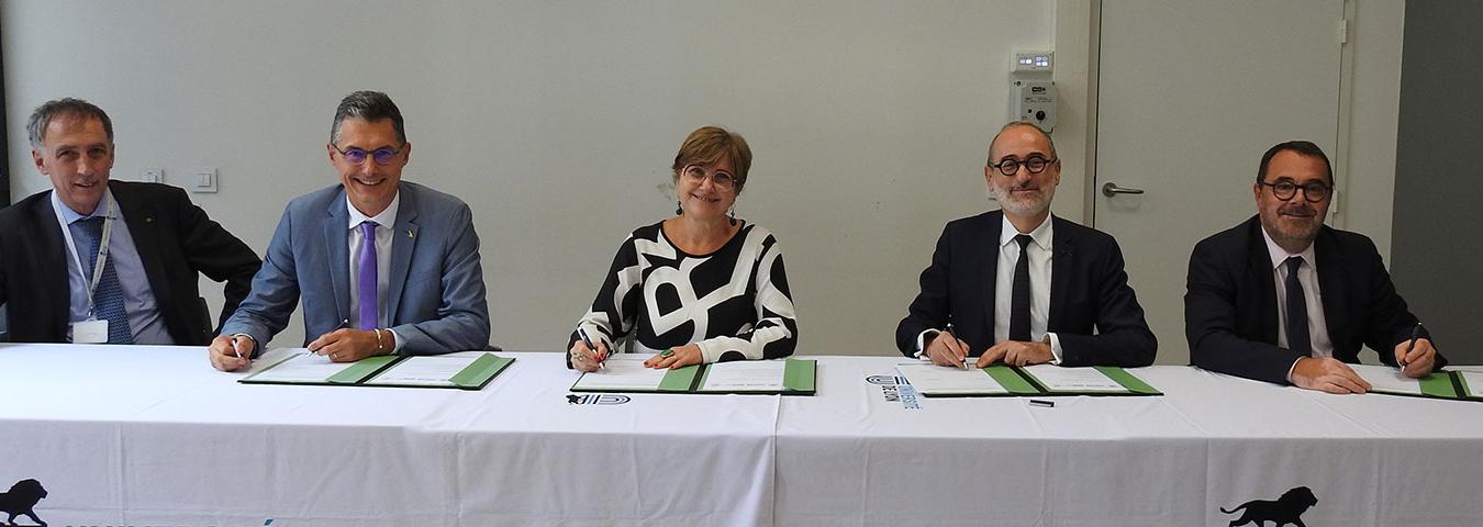 Renforcement du partenariat entre les 4 écoles d’ingénieurs du site Lyon-Saint-Etienne