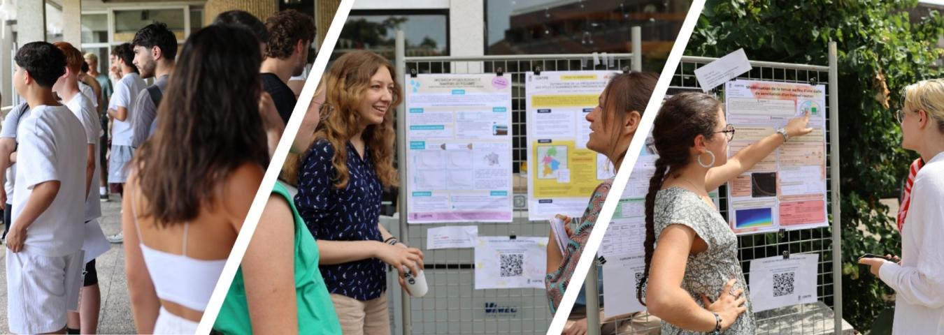 le forum modelisation, pitch des élèves de 1re année du cursus ingénieur