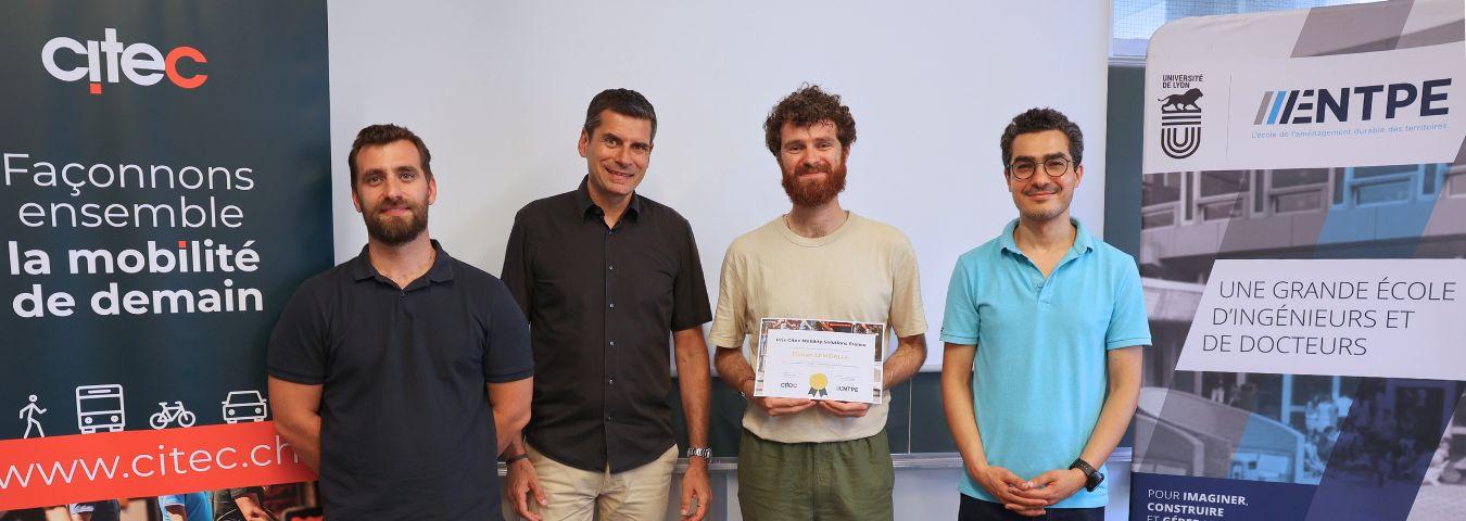 Remise du prix Citec à l'ENTPE