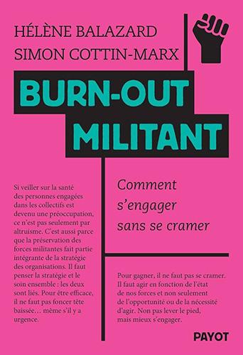 Ouvrage Helene Balazard burn out militant