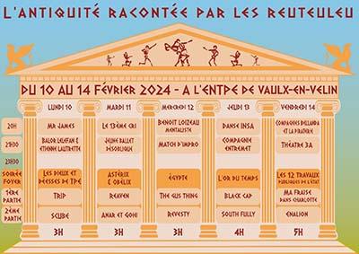 Programme de la semaine de reuteuleu