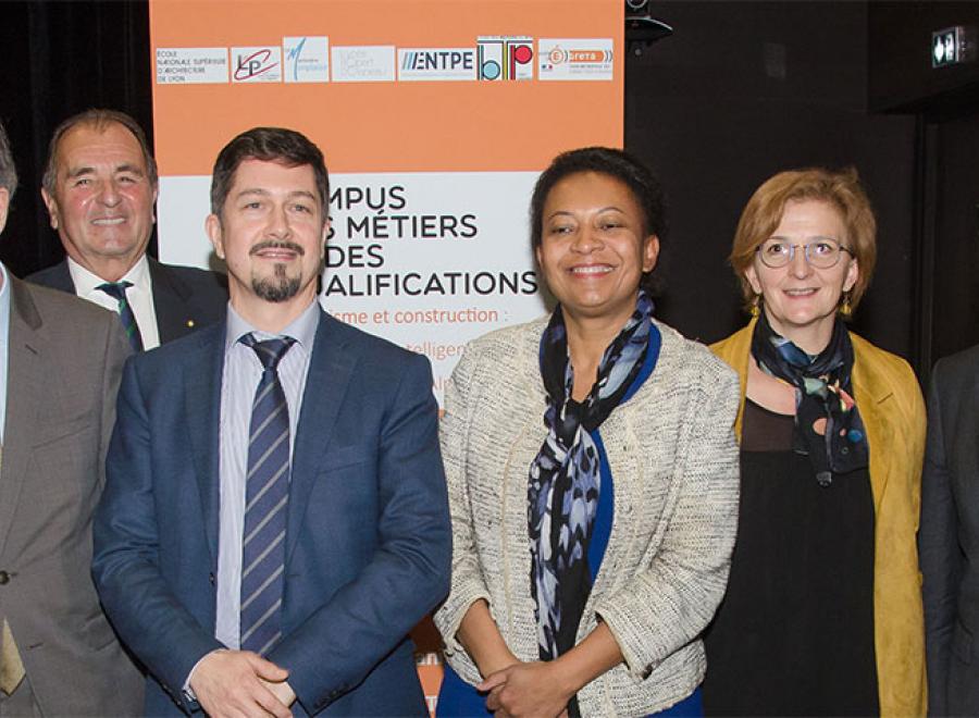 Inauguration du Campus des métiers et des qualifications « Urbanisme et Construction : vers une ville intelligente »