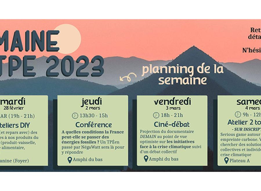 Semaine GreenTPE 2023