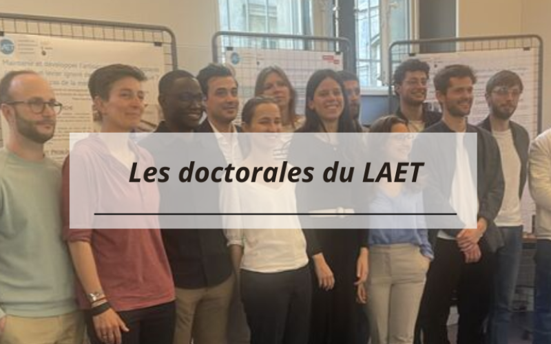 Les doctorales du LAET