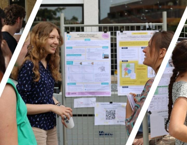 le forum modelisation, pitch des élèves de 1re année du cursus ingénieur
