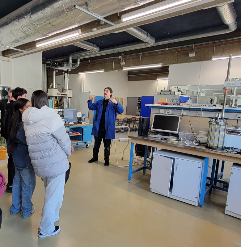 visite des laboratoires de l'ENTPE
